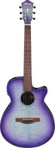 Ibanez AEG70 Purple Iris Burst High Gloss Electro-Akoestische gitaar