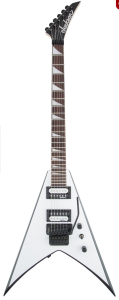 Jackson JS Series King V JS32, Amaranth Fingerboard, White with Black Bevels elektrische gitaar