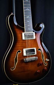 Paul Reed Smith SE Hollowbody II Piezo Black Gold - Electric Guitar