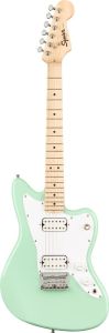 Squier Mini Jazzmaster HH Maple Surf Green - Elektrische gitaar