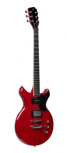 Stagg SVY DC TCH Elektrische gitaar, Silveray serie, model DC, met massieve mahonie body en dubbele cutaway