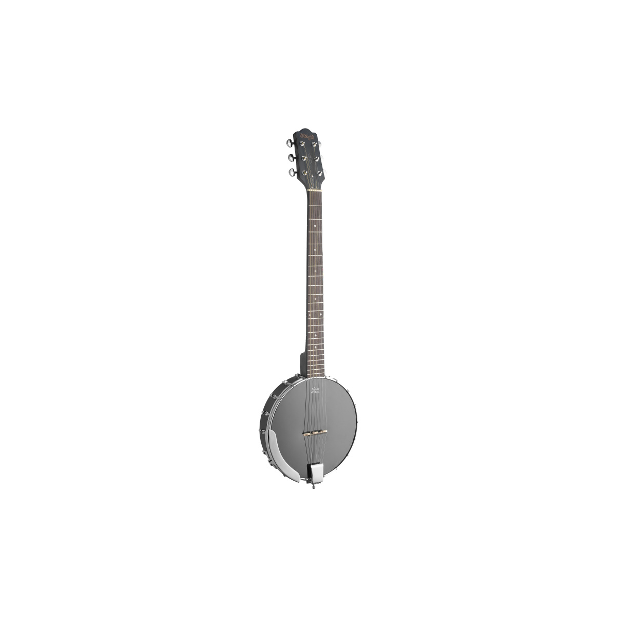 Stagg BJW OPEN 6 6 String open back guitar banjo with guitar headstock