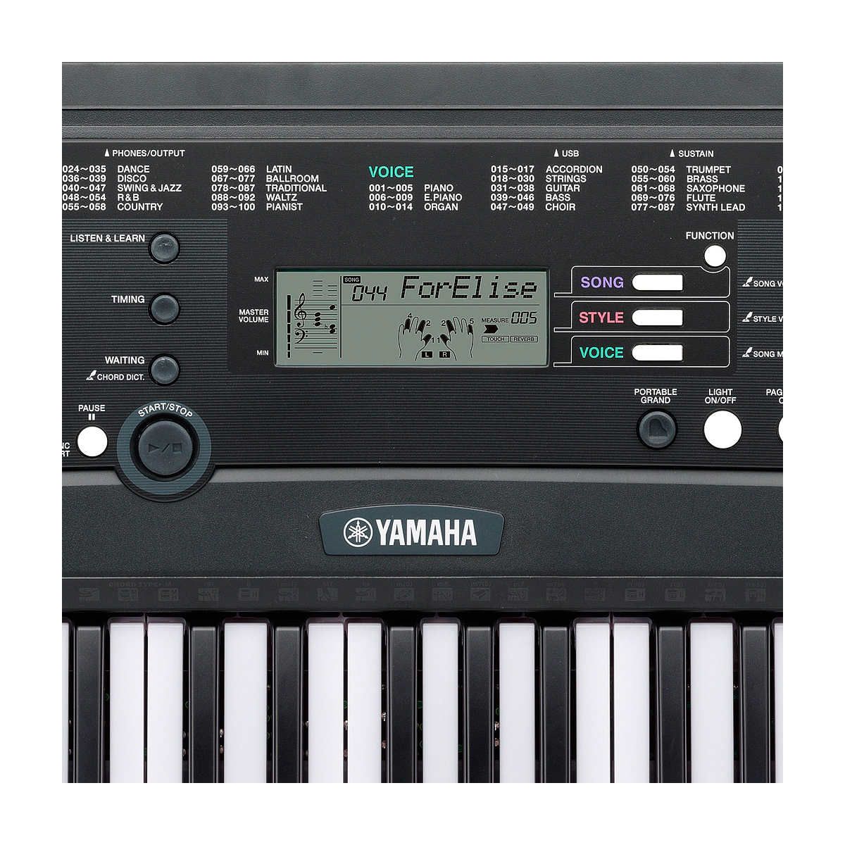 Yamaha ez 220 clearance headphone jack
